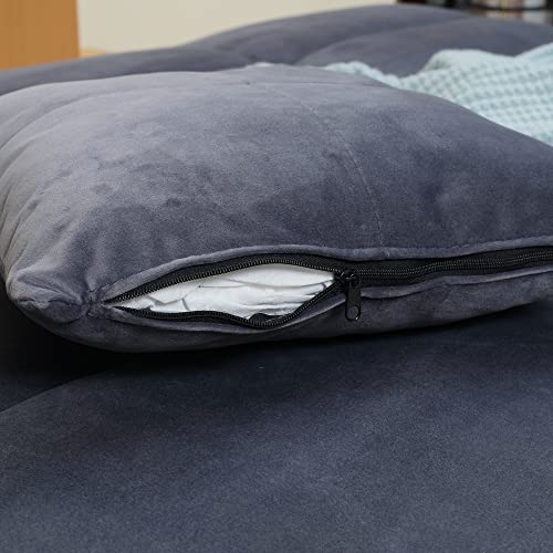 HOMCOM Divano Letto 3 Posti con Schienale