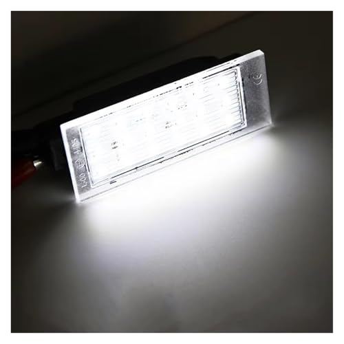 Lámpara LED matrícula para Smart Fortwo 453 ideal para viajes nocturnos seguros 12V 5