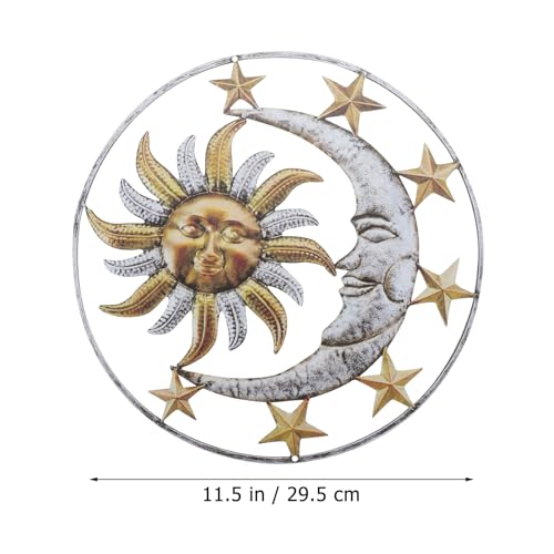 Decoración de pared de hierro duradera para interior, exterior y jardín 2