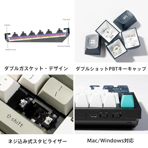 Keychron Q6 Max QMK/VIA ワイヤレス カスタム・メカニカルキーボード の商品画像 6