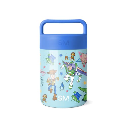 Image of Simple Modern Disney Pixar Food Jar for Hot Food | Reusable Stainless Steel Vacuum Insulated Leak Proof Lunch Storage for Smoothie Bowl, Soup, Oatmeal | Provision | 12oz | Buzz and Woody Adventures