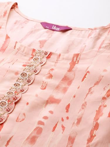 Image of Printed Silk Straight Kurta