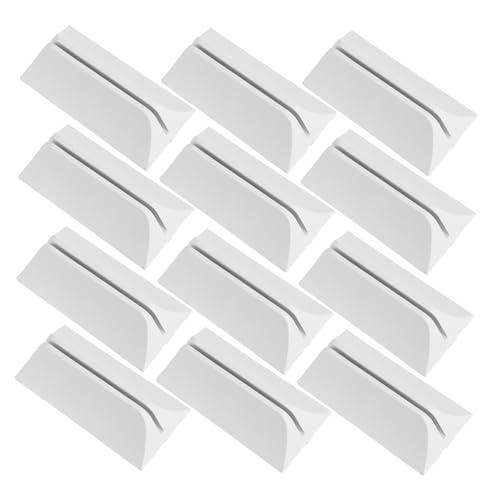 HOODANCOS 12個プラスチック室内仕切りスタンド ベース 安定性確保 厚クランプ対応 デスク用可動仕切り支柱 オフィス 家用設置簡単