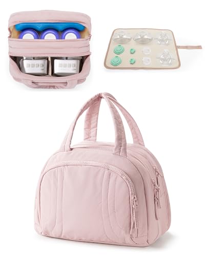 Image of Wearable Breast Pump Bag Compatible with Momcozy /Medela /Elvie /Eufy