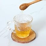 Olive Wood Honey Dipper - Durable & Warp-Resistant, Preserves Honey Purity, 6.3 Inch