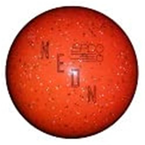 Bowlerstore Products EPCO Candlepin Bowling Balls- Neon Speckled -Orange (4 1/2 inch- 2lbs. 6oz.) 1 Ball