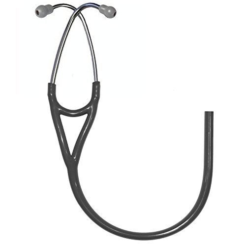3M Health Care 7880832376 Binaural with Eartips for Master Cardiology, Cardiology III and Cardiology II SE Stethoscopes, 27" L, Black