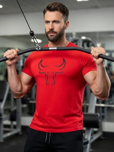 Image of 3Colours RGB Active Fit T-Shirt - Lightweight Polyester Sportswear-Bull