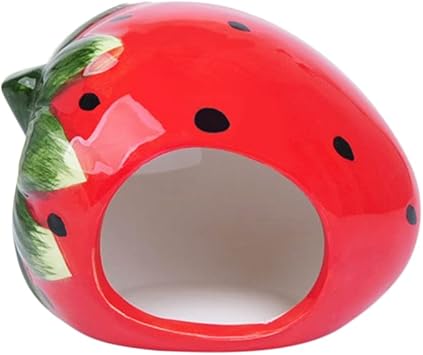 Amazon Popetpop ハムスター 夏用ハウス ハムスター 夏 ハウス 陶器 チンチラ ハウス 陶器 涼しい 果物 隠れ家 快適 巣寝場所 小型ペット用 ケージ内装 ハムスターの家 ペット用品 Popetpop 飼育ケージ内装 通販