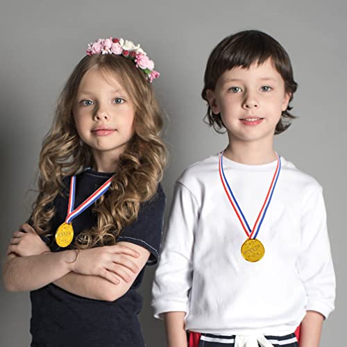Gatuida 1 Conjunto de Mini Troféus E Prêmios Conjunto de Prêmios Trophy Cups Plastic Winner Medals E