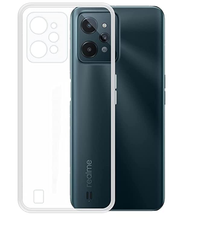 Image of COVERBLACK Transparent Rubber Case Back Cover for Realme RMX3501C31 / Realme C31 - Transparent