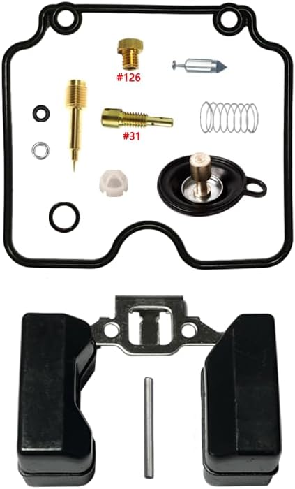 TW200 Motorcycle carburetor repair kit 2001-2025 TW 200 carburetor rebuild kit gasket aircut (repair kit,aircut,float)