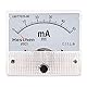 Heschen 85C1-50mA Rechteckiges Strommessgerät Amperemeter Tester DC 0-50mA Klasse 2,5 weiß
