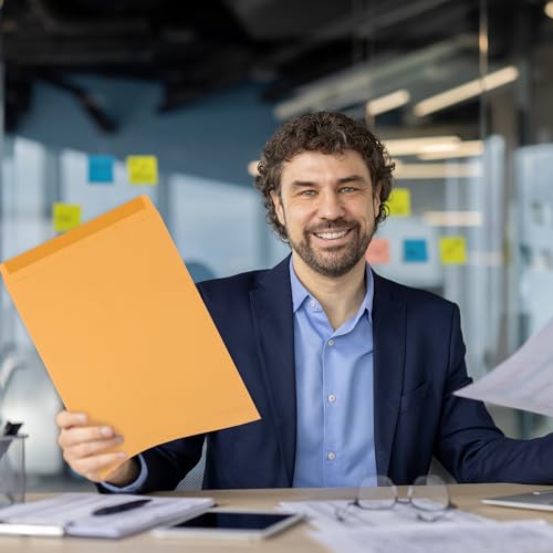 gisgfim Envelopes grandes de catálogo, envelopes para correspondência, 30 x 38 cm, com fecho de goma