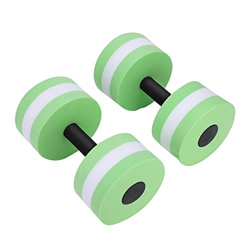 XIASABA 2 pares de mancuernas acuáticas para entrenamiento de culturismo (verde)