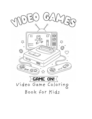 Video Game Coloring Book for Kids: 100 Fun Gaming Designs Including Consoles, Controllers, and Characters. Perfect Gift for Gamers, Boys, and Girls Ages 4-8. image 2