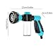 Yiokii Jet Dog Wash Hundedusche Sprüher Gartenschlauch Spray, Einstellbarer Schaumspray mit Seifenspender 8-in-1 Sprühmodus Jet Hundewaschschlauchdüse Aufsatz für Rasen/Garten Bewässerung Autowäsche