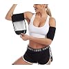 Yokbeer 2 Stuks Blauwe Dames Zweetarmbanden Trimmer, Compressie Zweetbanden Prestatie Mouwen, Sauna Zweetarm Shaper…