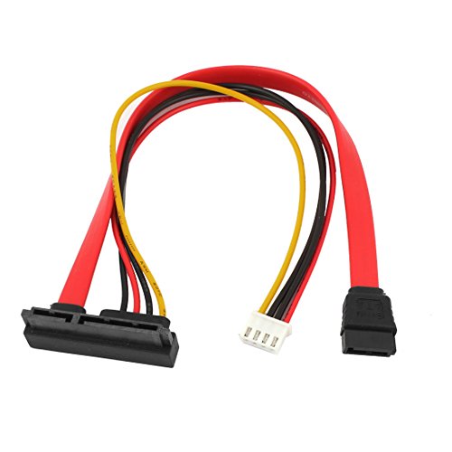 Cable de extensión de energía SATA 7+15Pin a 7 Pin 4 Pin 20cm