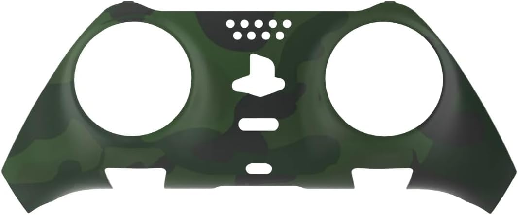 – Next Store Gaming Decorative Panel Combo for PS5 DualSense Edge Controller – 2 Decorative Plates in Blue & Camouflage (green)