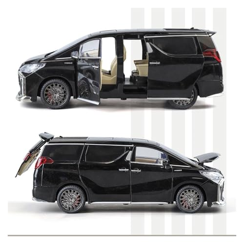 Modelo de Auto Toyota Alphard 1:24 con Control de Llave miniatura 6