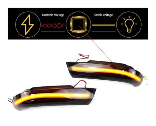 Clignotant dynamique à LED séquentiel pour rétroviseur 7L - 6