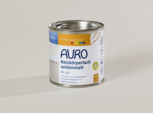 Preisvergleich Produktbild AURO Heizkörperlack, seidenmatt Nr. 257 - 0,375 L