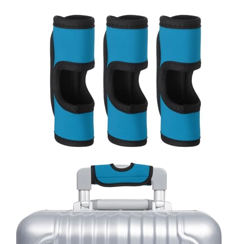 uxcell 3Pcs Luggage Handle Wrap Neoprene Handbag Grip Cover Protector