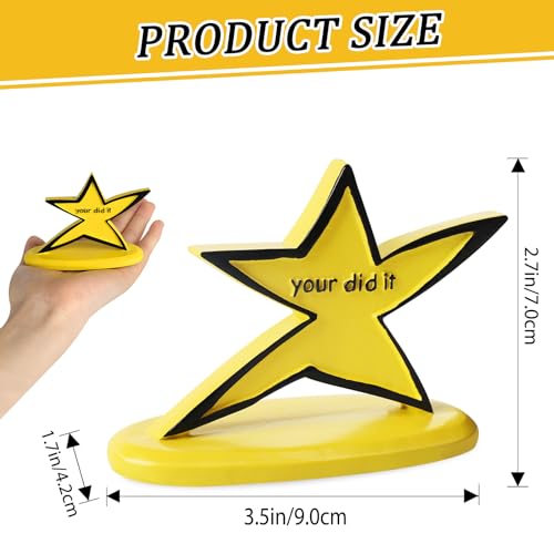 funny star trophy with humorous your did it inscription - funny graduation gift gifts for coworkers cute desk decor birthday gift encouragement gift funny gag gifts