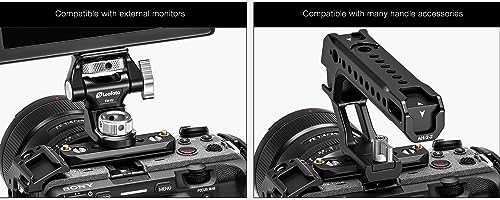 Image of Leofoto FX3 Camera Cage, for Sony FX3 /FX30, Removable NATO Rail