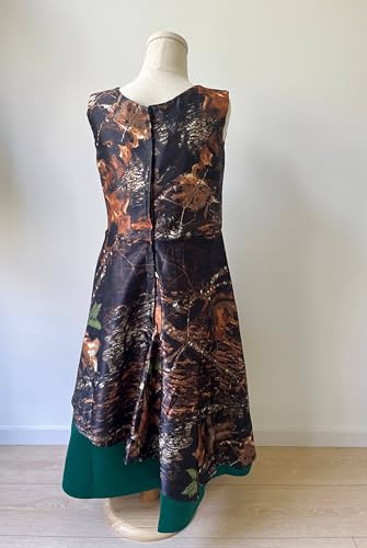 DINGZANCAMO Satin and Camo Pageant Wedding Dresses Flower Girl Dress 20252