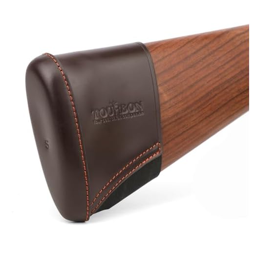 TOURBON Shotgun Stock Extension Gun Shooting Shoulder Genuine Leather Recoil Pad -Small Size