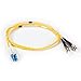 Black Box OS2 9/125 Singlemode Fiber Optic Patch Cable OFNR PVC ST-LC YL 3M