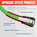 YAMATIC Super Flexible Pressure Washer Hose 50FT for Power Washer Replacement, Kink Resistant Extension With Leak-Free M22 Female & 3/8