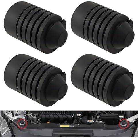 4 Pack Hood Stop Bumpers rubber Compatible with Cushion Stoppers Damping Rubber Pad, Hood Rubber General Standard Cushion Bumper Fit for Nissan Sunny Teana Bluebird Sylphy Tiida Cover