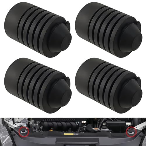 4 Pack Hood Stop Bumpers rubber Compatible with Cushion Stoppers Damping Rubber Pad, Hood Rubber General Standard Cushion Bumper Fit for Nissan Sunny Teana Bluebird Sylphy Tiida