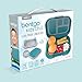 Bentgo Kids Chill Leak-Proof Lunch Box - Included Reusable Ice Pack Keeps Food Cold; 4-Compt. Bento Box; Microwave/Dishwasher Safe; 2 Year Manufacturer's Warranty (Confetti Edition - Truly Teal)