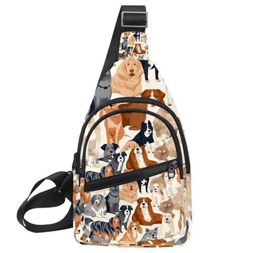 Sac à dos à bandoulière chien 30x18cm anti-stress pour transport