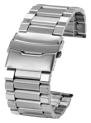 Bracelet de montre en métal argent or 12mm 14mm 16mm 18mm 20mm 22mm 24mm