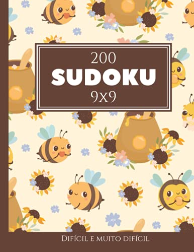 200 Sudoku 9x9 difícil e muito difícil Vol. 11: com soluções e quebra-cabeças bônus (Portuguese Edition)