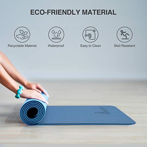 Non Slip Yoga Mat for Beginner and All Level, Eco