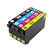 Produktbild 4 Stück Tintenpatronen kompatibel mit Pro WF-3820 WF-3825 WF-4820 WF-4825 WF-4830 WF-7830 WF-7835 WF-7840 Drucker (1x Schwarz, 1x Cyan, 1x Magenta, 1x Gelb)