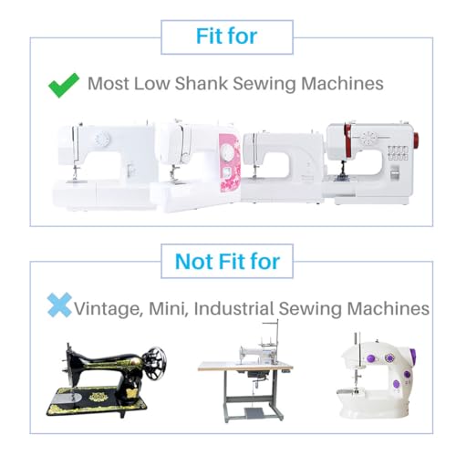 Image of ZENITH Darning Spring Type Pressure Foot Snap on Type for Automatic Electric Low Shank Sewing Machines Suitable for Usha Janome Brother Singer etc Creme (Darning Spring Type Creme)