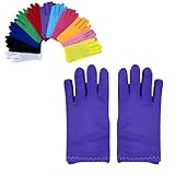 Excellent matériau : ces gants courts sont fabriqués en tissu respirant, laissent la peau respirer et empêchent la transpiration, de sorte qu'ils peuvent être portés pendant une longue période. Ils sont résistants à la décoloration et durables, les coutures à l'intérieur des gants sont lisses pour éviter les frottements sur le poignet de l'enfant.