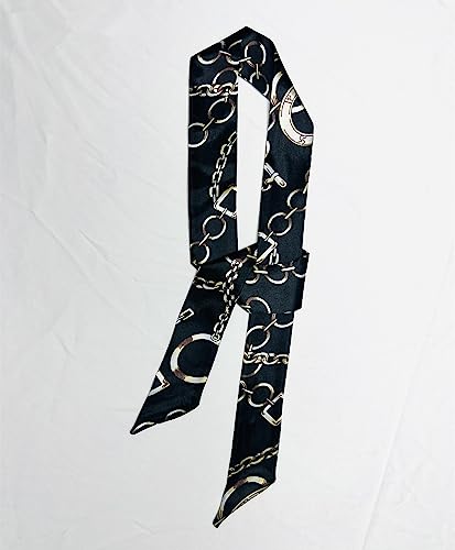 QTMY 4 Pack Purse Scarf for Bags Silk Head Scarf for Hair Handbag Women Scarfs Band Hair Neck Scarves Fashion Gifts,192