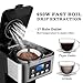 Taylor Swoden Filter Coffee Machine, Drip Coffee Maker with Programmable 24hr Timer, Keep Warm & Anti-Drip, Reusable Filter Fast Brewing - Darcy 950W 1.5 L Black Stainless Steel