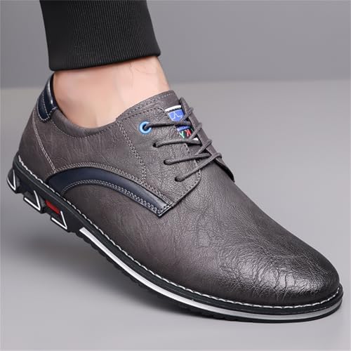 Image of Men's Oxford Casual Dress Shoes Classic Tuxedo Lace-up Lightweight Formal Loafers