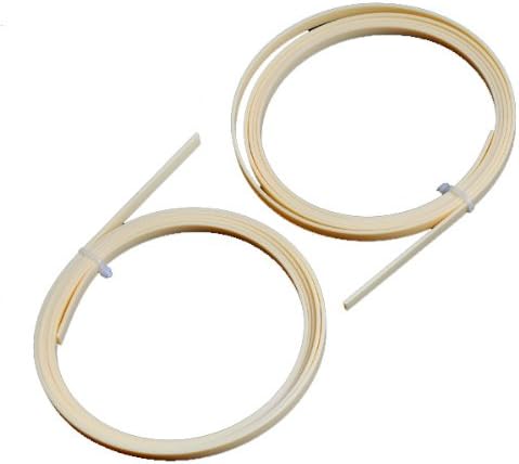 2pcs Guitar Binding Inlay 5 Feet ABS Cream 1650mmx10mmx2mm Guitar Parts