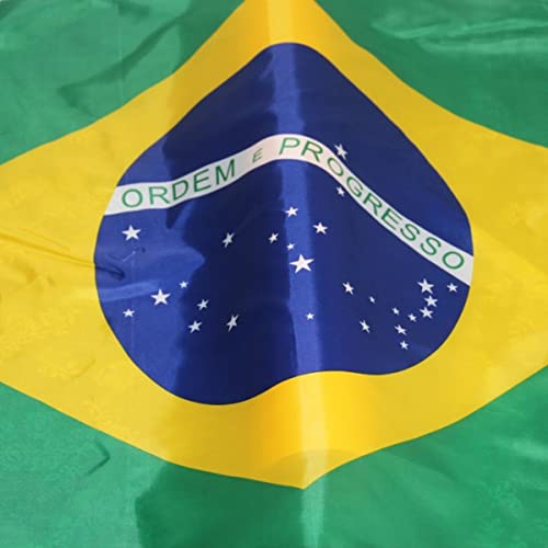 Bandeira Do Brasil Oficial Dupla Face Em Poliéster 120X180cm