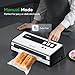 FRESKO Vacuum Sealer Machine with Automatic Bag Detection, 0.2-inch widened heating strip, Compact Food Sealer, Easy to Use, Starter Kit